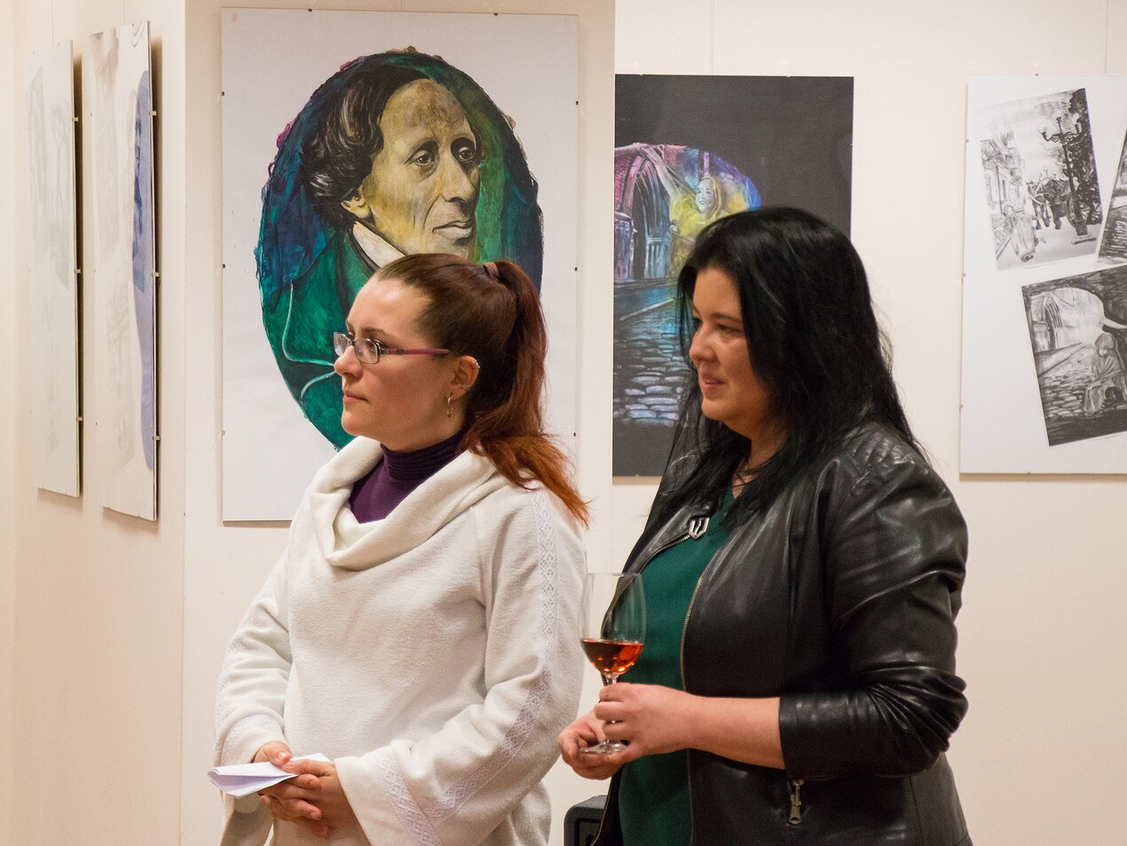 Vernisáž výstavy Pohádky Hanse Christiana Andersena Vernisáž výstavy Pohádky Hanse Christiana Andersena