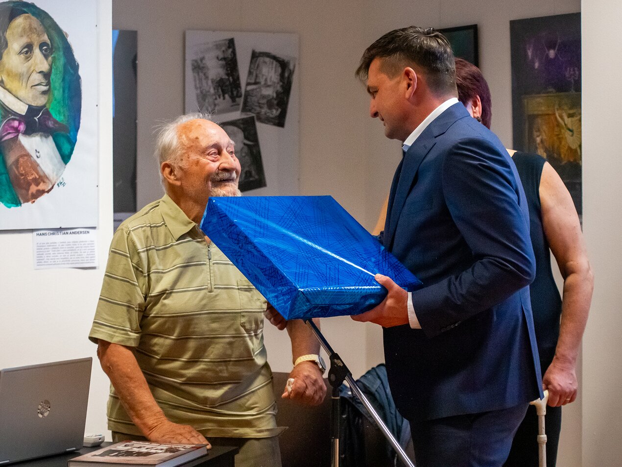 Beseda s Antonínem Burdychem v Knihovně Břetislava Kafky