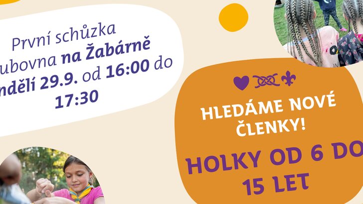 Dívčí Skaut ve Rtyni pořádá nábor Dívčí Skaut ve Rtyni pořádá nábor