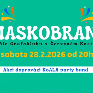 MASKOBRANÍ 2026 – večer plný masek a hudby