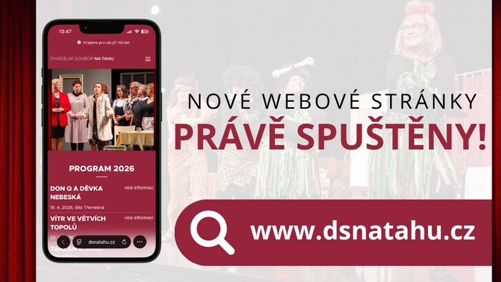 Divadelní soubor NA TAHU má nové webové stránky