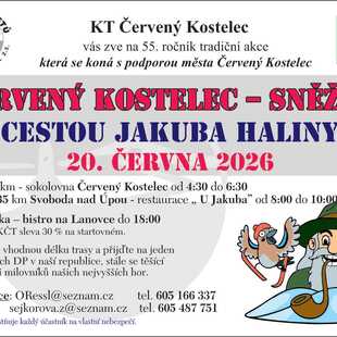 55. ročník pochodu Červený Kostelec – Sněžka